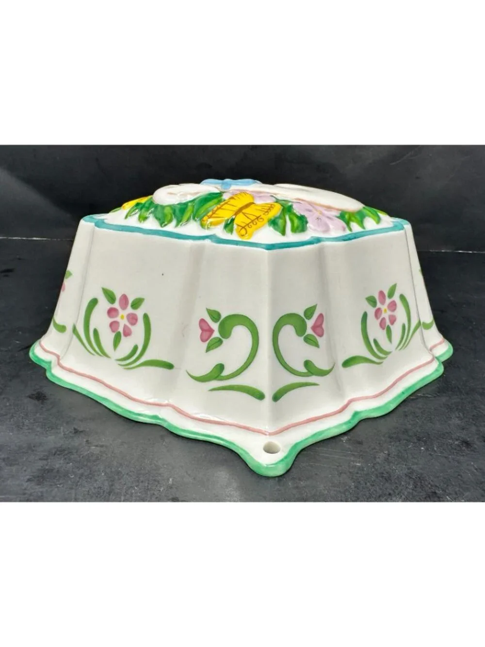 LE CORDON BLEU LAMB Bow Porcelain Mould Wall Decor Kitchen Home Franklin Mint